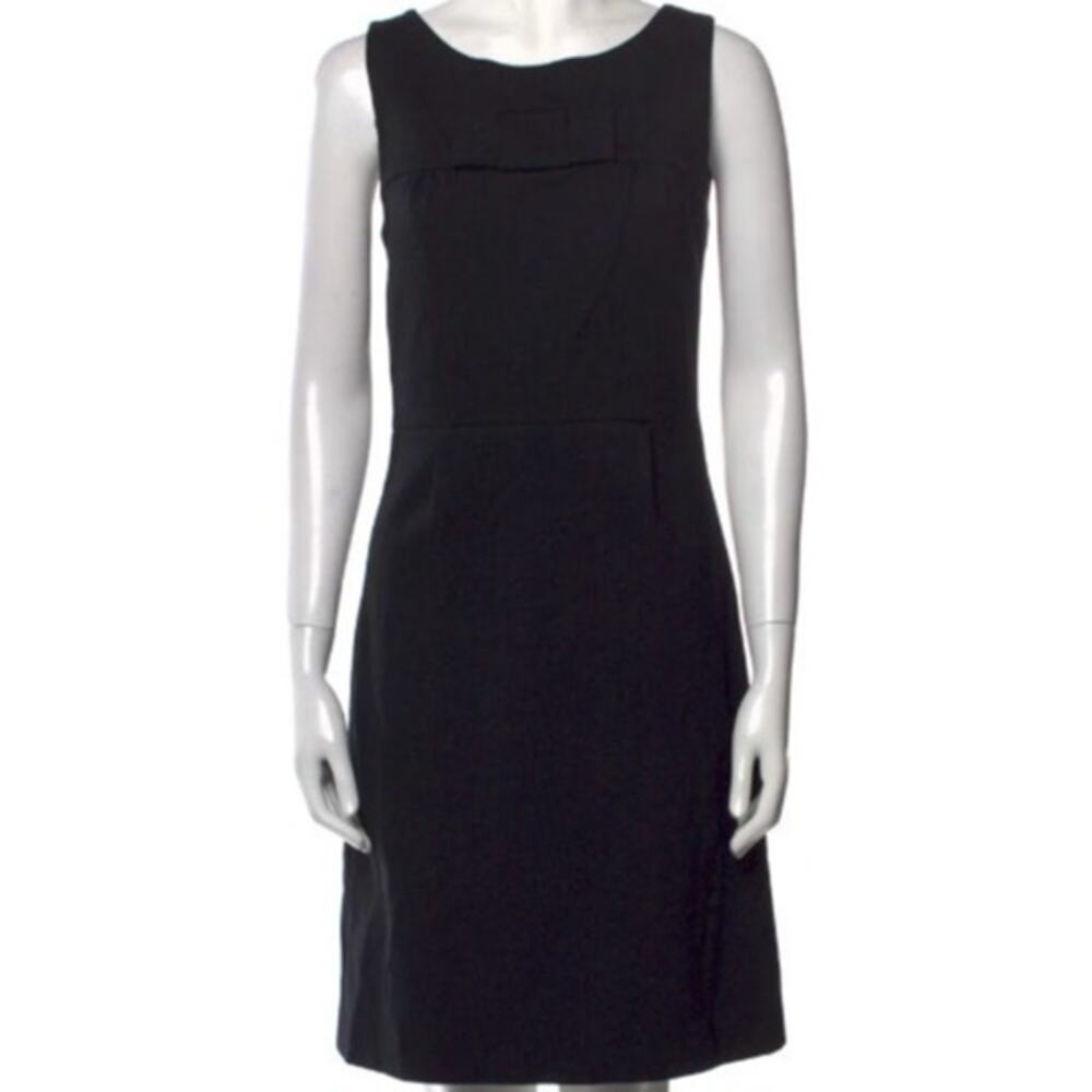kate spade Little Black Dress Bow Bateau Neckline Knee Length Sleeveless Size 4
